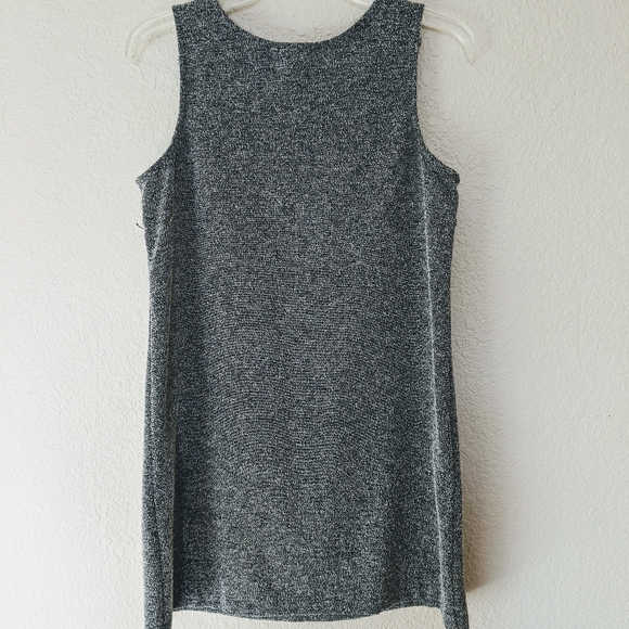 🎉SALE🎉 Amy Byer Black & White Tweed Empire  Dress M - Picture 5 of 7